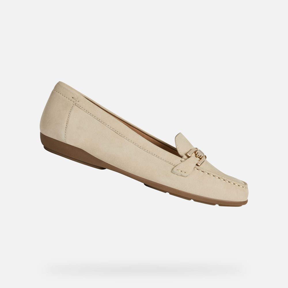 Geox Bayan Loafers Bej Rengi - Annytah - BZF-461378